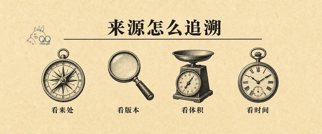 qqpoker安装包来源追溯四项：看来处、看版本、看体积、看时间
